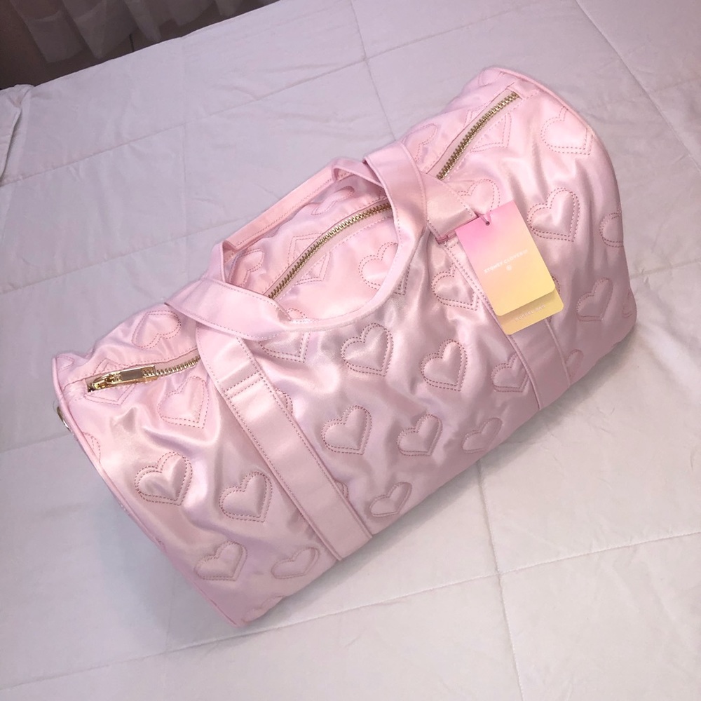 Quilted Hearts Duffle Bag - Stoney Clover Lane x Target Light Pink